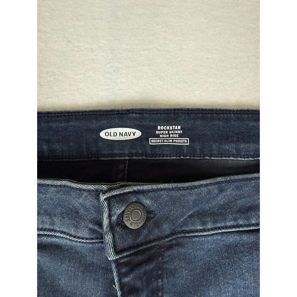 Old Navy Women's Plus Size 24 Rockstar Super Skinny Jeans NWT - Picture 3 of 10